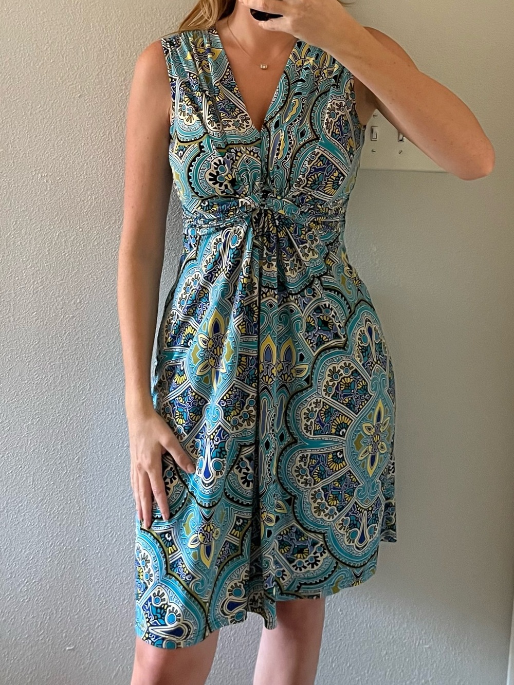 Blue dress